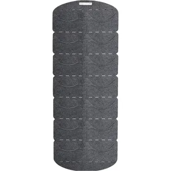 Organizér oblečení Nástěnný organizér na čepice a kšiltovky | závěsný organizér, úložný vak - biseriálně šedá