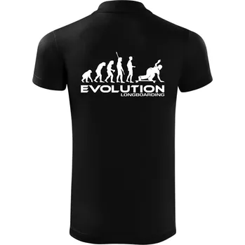 Pánská košile Evoluce longboard - Polokošile Victory sportovní (dresovina) - M ( Černá )
