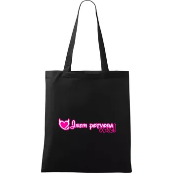 Jsem potvora, vole! - Taška bavlněná - 42 x 38 cm ( Černá )