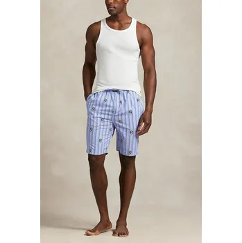 Pánské pyžamo Bavlněné pyžamové šortky Polo Ralph Lauren 714899636 modrá 50A, vel. L