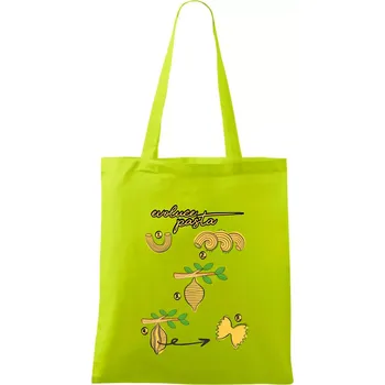 Evoluce pasta - Taška bavlněná - 42 x 38 cm ( Limetková )