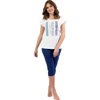 Dámské pyžamo Dámské pyžamo 701 blue - REGINA tmavě modrá L