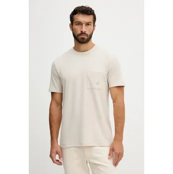 Oblečení a móda Bavlněné tričko Tommy Hilfiger MW0MW39365 béžová 02X, vel. M