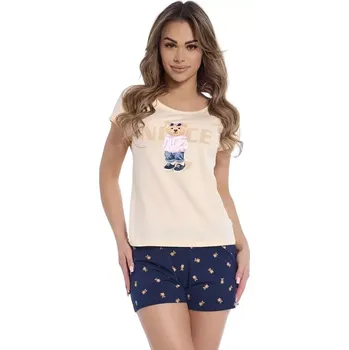 Dámské pyžamo Dámské pyžamo Cornette 628/297 Meruňková L