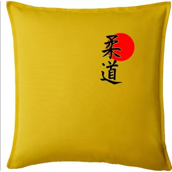 Polštář Judo Japan vlajka - Polštář 50x50 - 50x50 - Pouze potah ( Žlutá )