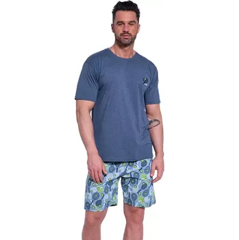 Pánské pyžamo Pánské pyžamo Cornette 326/173 Modrá XXL