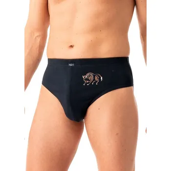 Slipy Klíčové kalhotky MPP 706 B25 M-2XL A'2 černohnědá XXL