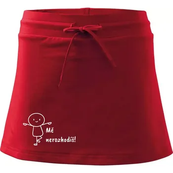 Dámská sukně Mě nerozhodíš - Sportovní sukně - two in one - M ( Červená )