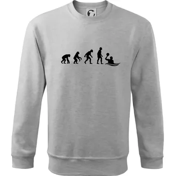 Chlapecké tričko Evoluce Vodní pólo - Mikina Essential dětská - 158 cm/12 let ( Světlešedý Melír )