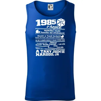 1985 v kostce - Tílko pánské Core - L ( Královská modrá )