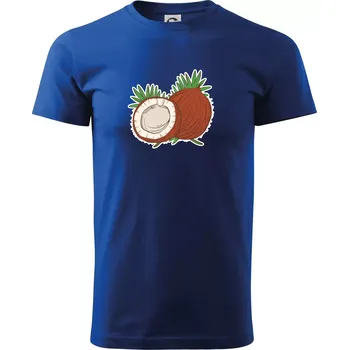 Pánské tričko Kokos - Triko extra velké (5-8XL) - 6XL ( Královská modrá )