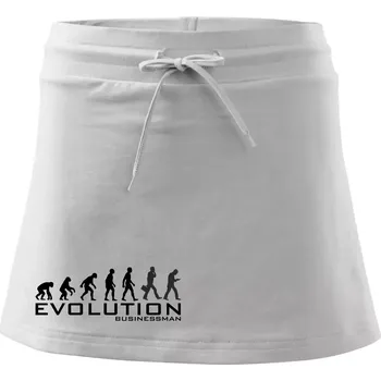 Dámská sukně Evoluce Businessman - Sportovní sukně - two in one - XS ( Bílá )