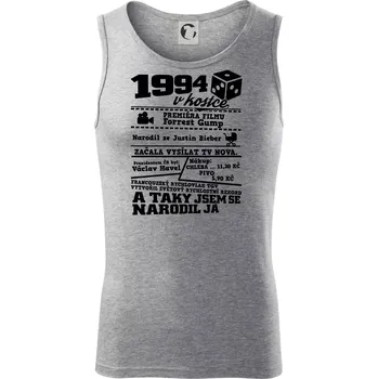 1994 v kostce - Tílko pánské Core - 2XL ( Tmavě šedý melír )