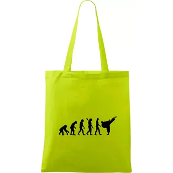 Karate Evoluce - kop - Taška bavlněná - 42 x 38 cm ( Limetková )