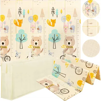 Hračka pro kojence Skládací pěnová vzdělávací podložka XPE 200x180 cm