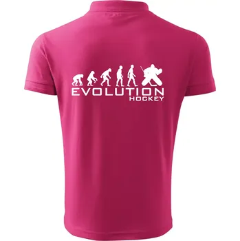 Pánská košile Evoluce Hockey brankář - Polokošile pánská Pique Polo 203 - 4XL ( Purpurová )