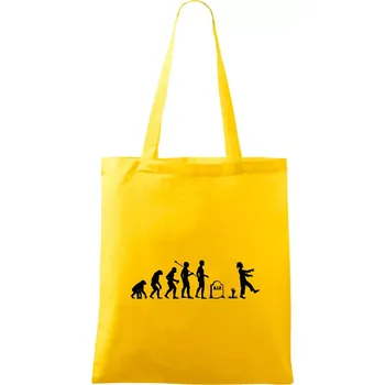 Evoluce Zombie (Hana-creative) - Taška bavlněná - 42 x 38 cm ( Žlutá )