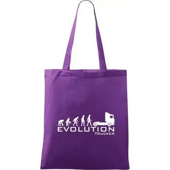 Evoluce trucker - Taška bavlněná - 42 x 38 cm ( Fialová )