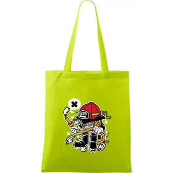 Fajrákmen - Taška bavlněná - 42 x 38 cm ( Limetková )