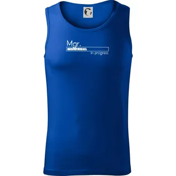 In progress titul Mgr. magistr / magistra - Tílko pánské Core - 2XL ( Královská modrá )