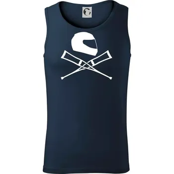 Silniční helma / berle - Tílko pánské Core - L ( Námořní modrá (velmi tmavá - téměř černá) )