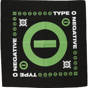 Šátek šátek TYPE O NEGATIVE - NEGATIVE SYMBOL - RAZAMATAZ