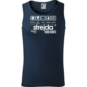 Pánské termoprádlo Čárový kód strejda - Tílko pánské Core - M ( Námořní modrá (velmi tmavá - téměř černá) )