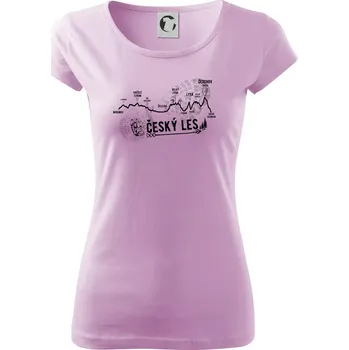 Dámské tričko Profil Český les - Dámské triko Pure - XS ( Orchid )