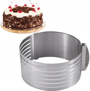 Forma na pečení NASTAVITELNÁ FORMA na PEČENÍ KULATÁ FORMA NA DORT NA DORTY A KOLÁČE 16-20CM