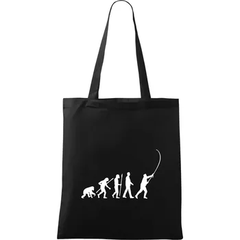 Evoluce rybaření - Taška bavlněná - 42 x 38 cm ( Černá )
