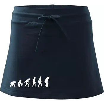 Dámská sukně Evoluce baseball chytač - Sportovní sukně - two in one - XL ( Námořní modrá (velmi tmavá - téměř černá) )
