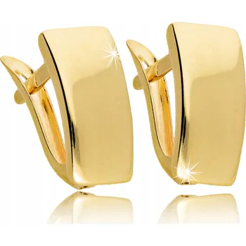 Náušnice Zlaté Náušnice 585 Anglické zapínání pro Ženy ZLATO jako dárek k narozeninám, svátku
