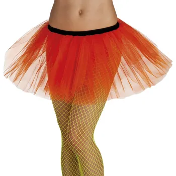 Dámská sukně Sukně tutu neonově oranžová velikost M/L