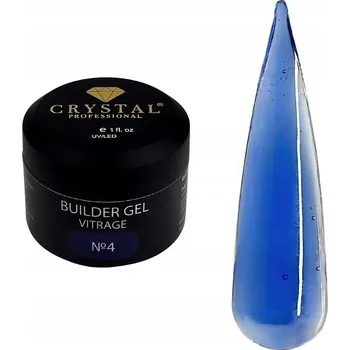 Lak na nehty Stavební Gel Vitrage #4 30ml CRYSTAL PROFESSIONAL stavební gel
