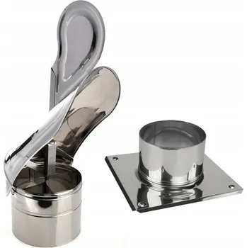 Komín HASIČ S PODSTAVOU NA KOMÍN FI 110 KOMÍNOVÁ HLAVICE OTOČNÁ KYSELINOVZDORNÁ