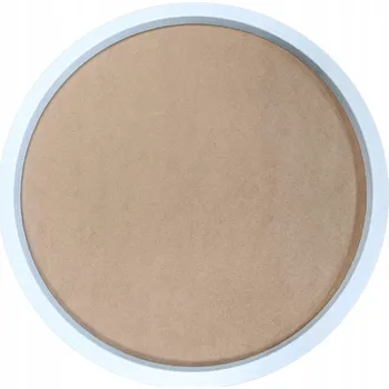 Obraz Dřevěný Rám KULATÝ BÍLÝ základ pro mechové obrazy DIY DEKORACE ruční výroba 20 cm