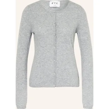 Dámský svetr Ftc Cashmere Dámský Pletený Kabátek Z Kašmíru, šedá, 42