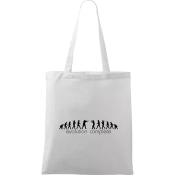 Nákupní taška Evoluce kompletní - Taška bavlněná - 42 x 38 cm ( Bílá )
