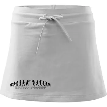 Dámská sukně Evoluce kompletní - Sportovní sukně - two in one - L ( Bílá )