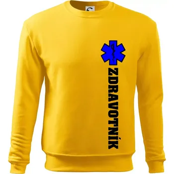 Pánská mikina Hvězda života - zdravotník - Mikina Essential pánská - M ( Žlutá )