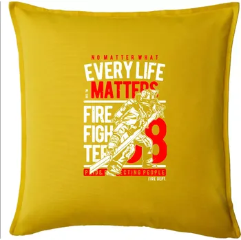 Polštář Every Life Matters - Polštář 50x50 - 50x50 - Pouze potah ( Žlutá )