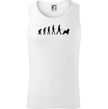 Pánské termoprádlo Evoluce pes Briard - Tílko pánské Core - S ( Bílá )