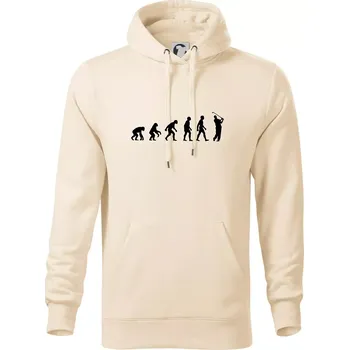 Pánská mikina Evoluce Golf - Mikina pánská Cape s kapucí - 5XL ( Mandlová )
