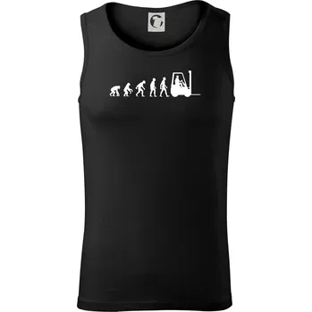 Evoluce ještěrka - Tílko pánské Core - 2XL ( Černá )