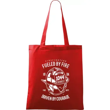 Nákupní taška Fueled By Fire - Taška bavlněná - 42 x 38 cm ( Červená )