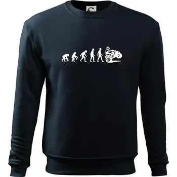 Chlapecké tričko Evoluce quad čtyřkolka - Mikina Essential dětská - 146 cm/10 let ( Námořní modrá (velmi tmavá - téměř černá) )