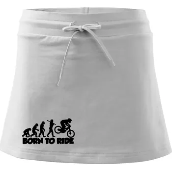 Dámská sukně Evoluce Born to ride - Sportovní sukně - two in one - XS ( Bílá )