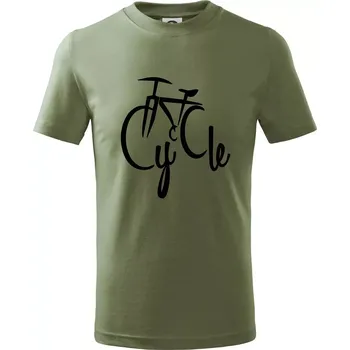 Cycle kolo - Tričko dětské bavlněné - 98 cm / 2 roky ( Khaki )