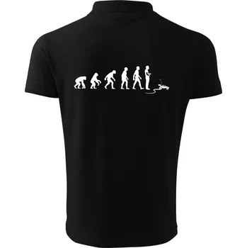Pánská košile Evoluce RC model auto - Polokošile pánská Pique Polo 203 - 4XL ( Černá )