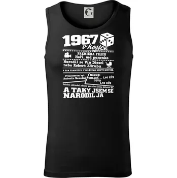 1967 v kostce - Tílko pánské Core - M ( Černá )